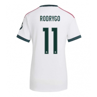 Real Madrid Rodrygo Goes #11 Maglia Gara Casa Repliche 2026-27 Donna Maniche Corte